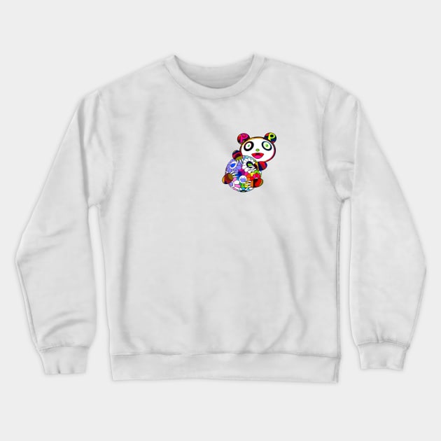 TAKASHI MURAKAMI PANDA X HAPPY SMILING FLOWER BALL Crewneck Sweatshirt by Scum & Villainy